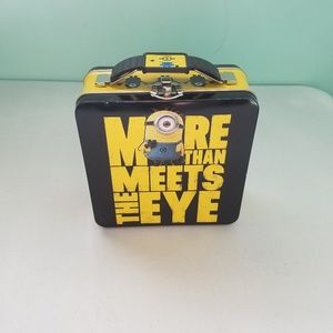 Sale children's purse minions tin with handle